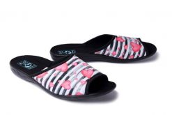 ADANEX SAK1VD SARA 27987 czerwony/czarny, klapki damskie. Czerwone klapki damskie Adanex, bez wzorów, bez obcasa. Za 44.99 zł.