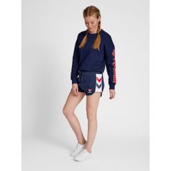 Szorty damskie Hummel IC Durban. Niebieskie spodenki sportowe damskie HUMMEL, m, z bawełny, na fitness i siłownię. Za 143.90 zł.