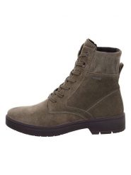 Legero Skórzane botki "Mystic" w kolorze khaki rozmiar: 39. Brązowe botki damskie Legero, z gore-texu, eleganckie, bez obcasa, bez zapięcia. Za 303.06 zł.