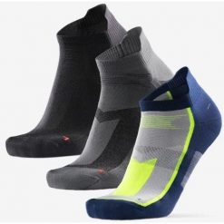 Duńskie skarpetki do biegania niskie - 3 pary w kolorach 39-42. Skarpetki męskie ZEAGLE, bez wzorów, z elastanu. Za 149.99 zł.