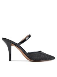 Pinko Klapki Lucy 03 SD0033 T008 Czarny. Czarne klapki damskie Pinko, bez wzorów, z materiału, bez obcasa. Za 1,082.17 zł.