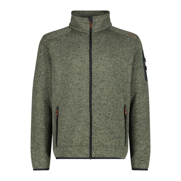 Bluza męska turystyczna CMP 3H60747N. Zielone bluzy bez kaptura męskie CMP, l, z materiału. Za 245.50 zł.