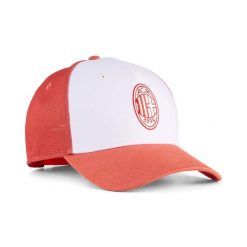 Czapka Puma Acm King Trucker Dorośli. Czerwone czapki męskie Puma, bez wzorów, z poliesteru, sportowe. Za 99.00 zł.