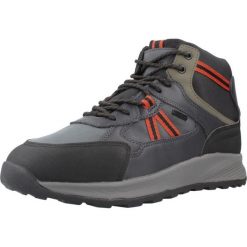 Buty GEOX U TERRESTRE B ABX Niebieski. Szare buty trekkingowe męskie Geox, z materiału, bez zapięcia, trekkingowe. Za 409.99 zł.