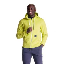 Bluza z bawełna z kaptur na co dzień na siłownię. Szare bluzy sportowe męskie LEONE 1947 APPAREL, bez wzorów, z bawełny, sportowe, bez kołnierzyka, bez ramiączek. W wyprzedaży za 219.13 zł.