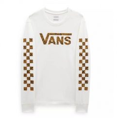 Koszulka sportowa damska Vans Animash Ls Bff. Białe bluzki sportowe damskie Vans, xs, bez wzorów, bez ramiączek. Za 296.00 zł.