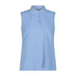 Damski tank top CMP. Niebieskie topy damskie CMP, bez wzorów, bez kołnierzyka. Za 217.50 zł.