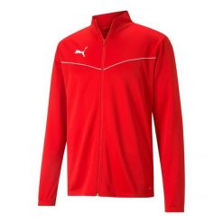 Męska Kurtka Treningowa TeamRISE. Czerwone kurtki męskie Puma, m, bez wzorów, sportowe, bez kaptura. Za 207.99 zł.