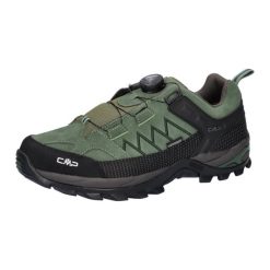 Buty trekkingowe CMP Rigel Fitgo WP Low. Zielone buty trekkingowe męskie CMP, z gumy, bez zapięcia. Za 442.00 zł.