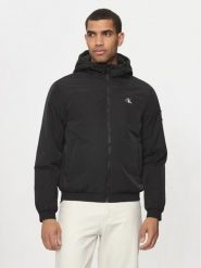 Calvin Klein Jeans Kurtka przejściowa Harrington J30J325596 Czarny Regular Fit. Czarne kurtki męskie Calvin Klein Jeans, m, bez wzorów, z jeansu, bez kaptura. Za 449.99 zł.