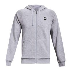 Bluza Rozpinana Męska Polar Rival. Białe bluzy bez kaptura męskie Under Armour, m, z polaru. Za 434.99 zł.