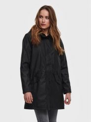 ONLY Kurtka przeciwdeszczowa Sally 15206116 Czarny Regular Fit. Czarne kurtki damskie Only, s, bez kaptura. Za 279.99 zł.