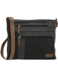 Beagles Torebka "Brunete" w kolorze czarnym - 30 x 24 x 8 cm rozmiar: onesize. Czarne torebki klasyczne damskie Beagles, bez wzorów, z materiału, bez dodatków. Za 88.95 zł.