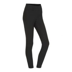 Damskie legginsy jeździeckie z pełną przyczepnością Catago River. Czarne legginsy sportowe damskie CATAGO, s, bez wzorów, z tkaniny, do jazdy konnej. Za 518.00 zł.