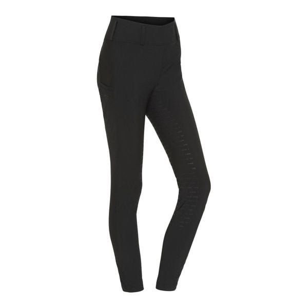 Damskie legginsy jeździeckie z pełną przyczepnością Catago River. Czarne legginsy sportowe damskie CATAGO, s, bez wzorów, z tkaniny, do jazdy konnej. Za 518.00 zł.