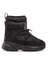 UGG Skórzane botki zimowe "Yose Puffer" w kolorze czarnym rozmiar: 37. Czarne botki damskie Ugg, na zimę, bez obcasa, bez zapięcia. Za 592.99 zł.