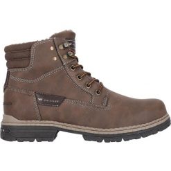 Buty Whistler Rego. Brązowe buty wizytowe męskie WHISTLER, z jeansu, bez zapięcia. Za 285.00 zł.