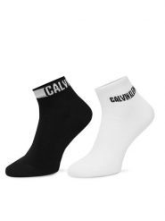 Calvin Klein Skarpety długie 701241735 Czarny. Czarne skarpetki męskie CALVIN KLEIN, bez wzorów, z bawełny. Za 59.99 zł.
