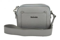 Listonoszka skórzana BARBERINI'S j. szara 707-8. Szare shopper bag damskie Barberinis, z aplikacjami, ze skóry, zdobione, bez dodatków. Za 219.99 zł.