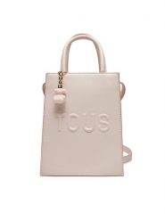 TOUS Torebka Brenda 2002105915 Różowy. Czerwone torebki klasyczne damskie Tous, bez wzorów, ze skóry, bez dodatków. Za 549.99 zł.