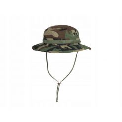 Kapelusz boonie z odpinaną osłoną karku US Woodland rozm L. Brązowe kapelusze damskie HELIKON-TEX, bez wzorów. Za 46.99 zł.