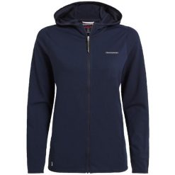 Damska bluza z kapturem full zip Craghoppers NosiLife Afia. Niebieskie bluzy z kapturem damskie CRAGHOPPERS, z dżerseju. Za 393.95 zł.