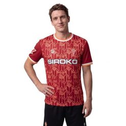 Oficjalna czwarta koszulka bramkarska Real Sporting de Gijón dla dorosłych Sir. Czerwone koszulki męskie z długim rękawem SIROKO, s, z materiału. Za 344.00 zł.