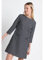 More & More Sukienka w kolorze czarno-białym rozmiar: 40. Białe sukienki damskie MORE & MORE, bez wzorów, bez kołnierzyka, bez ramiączek, midi. Za 110.95 zł.