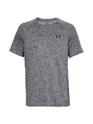 Under Armour Koszulka sportowa "Tech 2.0" w kolorze antracytowym rozmiar: L. Czarne t-shirty sportowe męskie Under Armour, l, z materiału, bez ramiączek, outdoorowe. Za 84.95 zł.