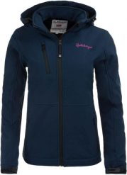 Damska kurtka softshell Spitsbergen Norway 3-warstwowa granatowa. Niebieskie kurtki damskie Erima, m, bez wzorów, z dzianiny, bez kaptura. Za 362.99 zł.