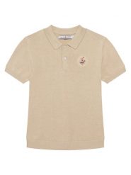 Beverly Hills Polo Club Polo 76B5W0031 Beżowy Regular Fit. Brązowe t-shirty chłopięce Beverly Hills Polo Club, bez wzorów, z bawełny, bez ramiączek. Za 114.99 zł.
