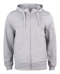 Clique Basic Active Hoody Full Zip – bluza z kapturem szara melanż. Szare bluzy z kapturem męskie CLIQUE, m, z poliesteru. Za 202.91 zł.