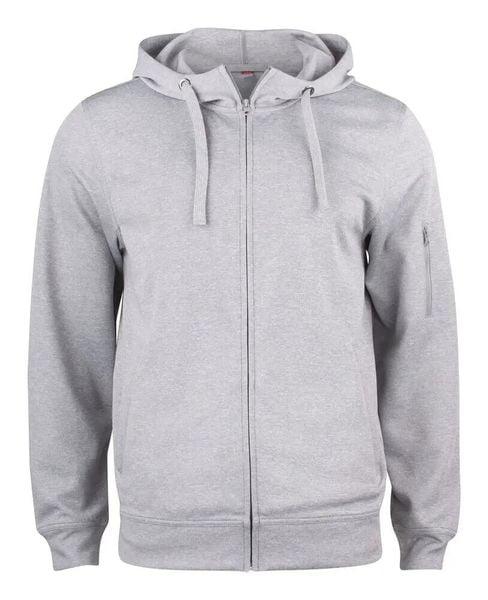 Clique Basic Active Hoody Full Zip – bluza z kapturem szara melanż. Szare bluzy z kapturem męskie CLIQUE, m, z poliesteru. Za 202.91 zł.