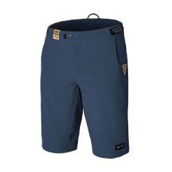Spodenki rowerowe MTB męskie Rocday Roc Gravel krótkie. Niebieskie szorty męskie ROCDAY, bez wzorów, z materiału. Za 239.99 zł.