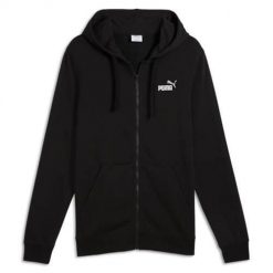 Bluza sportowa męska Puma 68472101. Czarne bluzy sportowe męskie Puma, bez wzorów, sportowe, bez kołnierzyka, bez ramiączek. Za 159.00 zł.