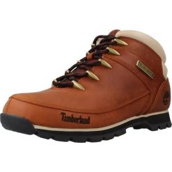 Buty TIMBERLAND EURO SPRINT HIKER Brązowy. Brązowe buty trekkingowe męskie Timberland, na zimę, z materiału, bez zapięcia, do biegania. Za 617.99 zł.
