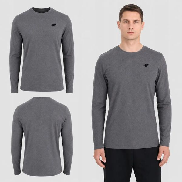 LONGSLEEVE MĘSKI 4F KOSZULKA BLUZKA Z DŁUGIM RĘKAWEM M M611. Białe t-shirty sportowe męskie 4f, m, z bawełny, bez ramiączek, na fitness i siłownię. Za 51.66 zł.