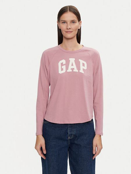 Gap Bluzka 534389-01 Różowy Relaxed Fit. Czerwone bluzki damskie GAP, xs, bez wzorów, z bawełny, bez ramiączek. Za 99.99 zł.