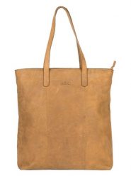 SPARWELL Skórzany shopper bag "Ashlee" w kolorze jasnobrązowym - 39 x 41 x 9 cm rozmiar: onesize. Brązowe shopper bag damskie SPARWELL, bez wzorów, z materiału, na ramię, bez dodatków. Za 263.53 zł.