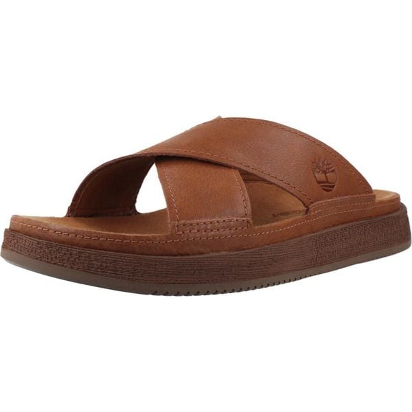 Sandały TIMBERLAND TB0A2M17EM61 Brązowy. Brązowe sandały męskie Timberland, ze skóry, bez zapięcia. Za 390.99 zł.