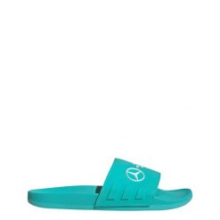 Klapki Mercedes - AMG Petronas Formula One Team adilette Comfort. Białe klapki damskie Adidas, bez wzorów, bez obcasa. Za 239.00 zł.