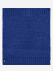 Ecoalf Wełniany szal-koło w kolorze niebieskim - 24,5 x 30 cm rozmiar: onesize. Niebieskie szaliki i kominy damskie Ecoalf, bez wzorów, ze skóry. Za 122.96 zł.
