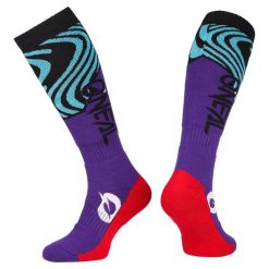 Skarpety narciarskie snowboardowe unisex O'neal Pro Sock. Czerwone skarpetki damskie O'NEAL, bez wzorów, z elastanu. Za 69.00 zł.