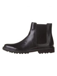 Clarks Skórzane sztyblety "Berwick" w kolorze czarnym rozmiar: 44. Czarne sztyblety męskie Clarks, bez zapięcia. Za 249.95 zł.