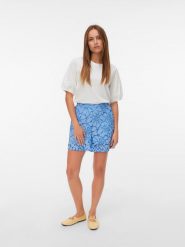 Vero Moda Bluzka w kolorze białym rozmiar: M. Białe bluzki damskie Vero Moda, m, bez wzorów, z bawełny, bez kołnierzyka, bez ramiączek. Za 61.17 zł.