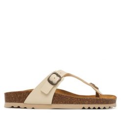 Japonki Scholl. Czarne klapki damskie Scholl, bez wzorów, bez obcasa. Za 252.99 zł.