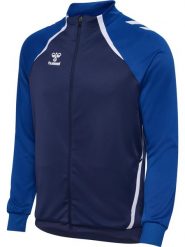 Kurtka rozpinana sportowa bluza Hummel hml Lead 2.0 Track Zip Jacket. Niebieskie bluzy sportowe męskie HUMMEL, m, bez wzorów, z materiału, na fitness i siłownię. Za 168.00 zł.