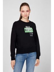 Diesel Clothes Bluza w kolorze czarnym rozmiar: XXS. Czarne bluzy bez kaptura damskie Diesel Clothes, xxs, z bawełny. Za 294.45 zł.