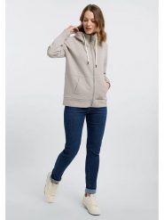 ELBSAND Bluza "Ainele" w kolorze beżowym rozmiar: M. Brązowe bluzy bez kaptura damskie ELBSAND, m. Za 210.32 zł.