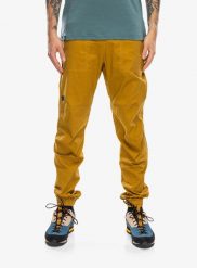 Spodnie do wspinaczki Ortovox Affinity Pants. Brązowe spodnie materiałowe męskie ORTOVOX, bez wzorów, z bawełny. Za 449.99 zł.